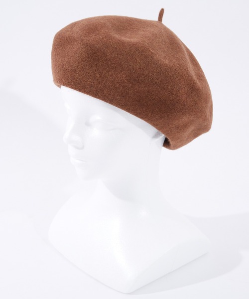 an meets zakka(アンミツザッカ)の「an meets zakka ソフトフェルトベレー帽(ハンチング/ベレー帽・レディース・C/G/A/B/F/D/I/E/H・ONE SIZE)」の5枚目の写真