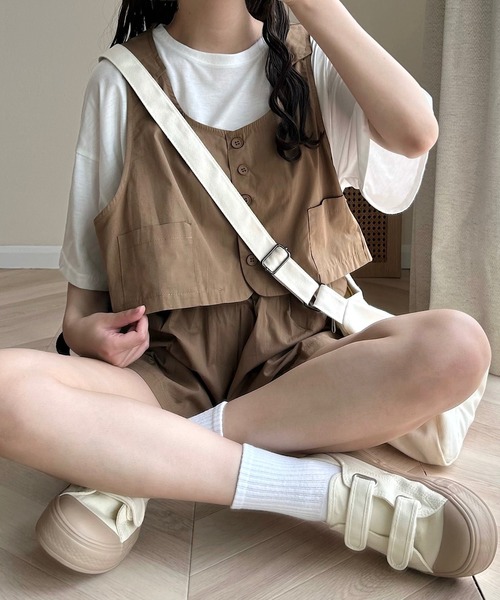 Cham.(チャム)の「ダブルベルトキャンバススニーカー(スニーカー・レディース・レッド/ベージュ/ブラック・23.5/24/24.5/22.5/23)」の13枚目の写真