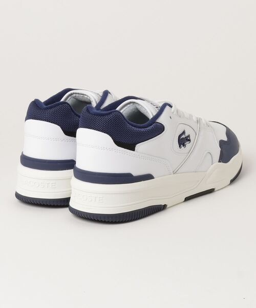 LACOSTE(ラコステ)の「LACOSTE/ラコステ スニーカー LINESHOT 223 2 SMA 46SMA0075(スニーカー・メンズ・ホワイト×ネイビー・27.0cm/28.0cm/26.5cm/26.0cm)」の2枚目の写真