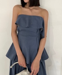 ラッフルフリルベアトップ