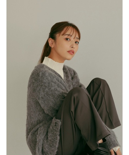 AJUGA.（アジュガ）の「■AJUGA.×GP ハイウエストパンツ（その他パンツ・レディース・チャコールグレー/ブルー・FREE）」の3枚目の写真