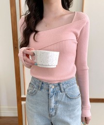 Riff（リフ）の「韓国風デコルテ見せニット（ニット/セーター）」