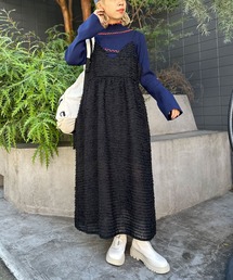 CIAOPANIC | 【2サイズ展開】フリンジシアーキャミワンピース(ワンピース)
