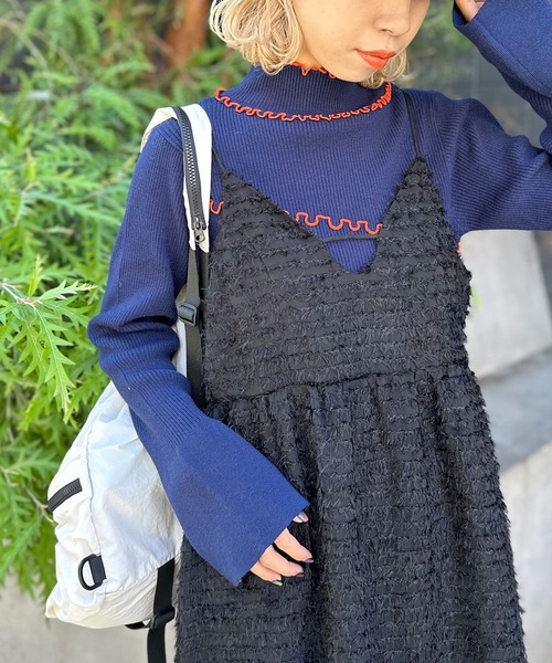CHICWISH(シックウィッシュ)｜水彩プリントキャミワンピース CHICWISH(シックウィッシュ)｜水彩風シフォンマキシ丈ワンピース