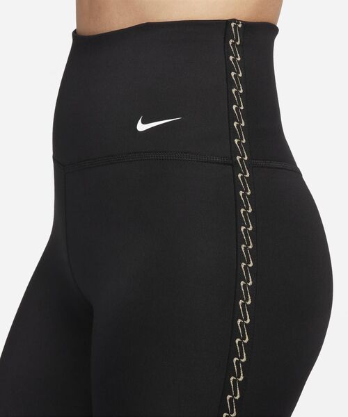 NIKE（ナイキ）の「ナイキ ワン ウィメンズ Therma-FIT ハイウエスト 7/8 レギンス / Nike One Women's Therma-FIT High-Waisted 7/8 Leggings＜XS-XL 展開＞（レギンス/スパッツ・レディース・グレイッシュブルー/ブラック・L/S/XS/M/XL）」の4枚目の写真