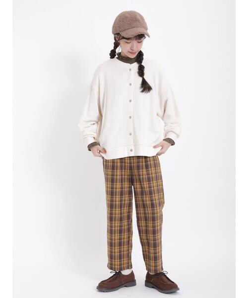 Samansa Mos2（サマンサ モスモス）の「シャーリングレース切替ブラウス（シャツ/ブラウス・レディース・モカ/ネイビー/キナリ/オフホワイト・F）」の14枚目の写真