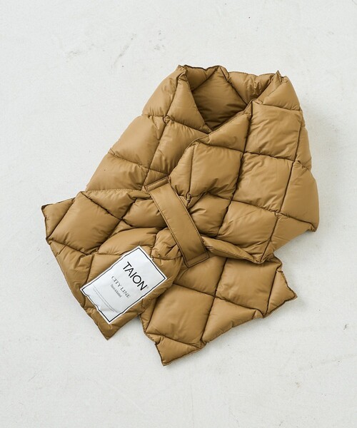 TAION（タイオン）の「TAION/タイオン CITY DOWN SCARF/ダウン