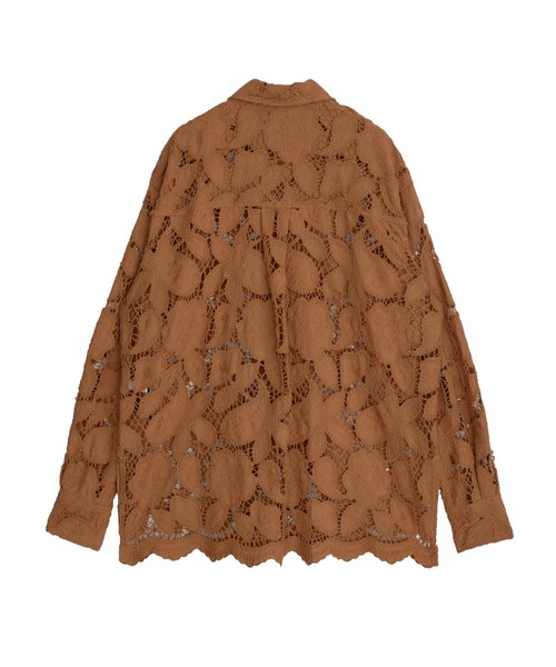 【定価25,300円】 VINTAGE LIKE CODE LACE SHIRT VINTAGE LIKE CODE LACE SHIRT(FREE IVORY): AMERI: WOMENS