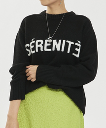 abahouse mavie | ふわロゴニット(ニット/セーター)