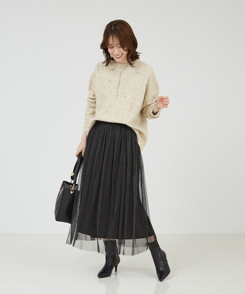 【セール】フワロゴニット（ニット/セーター）｜abahouse mavie（アバハウスマヴィ）