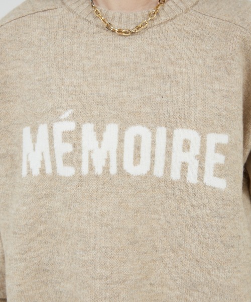 abahouse mavie（アバハウスマヴィ）の「フワロゴニット（ニット/セーター・レディース・ブラック/オフホワイト/ラベンダー/グレー/チャコールグレー/ベージュ/グリーン/ライトグレー・フリー）」の18枚目の写真