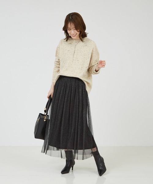 【セール】フワロゴニット（ニット/セーター）｜abahouse mavie（アバハウスマヴィ）