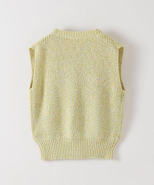 Steven Alan＞メランジ テープヤーン ニット ベスト（ベスト）｜Steven