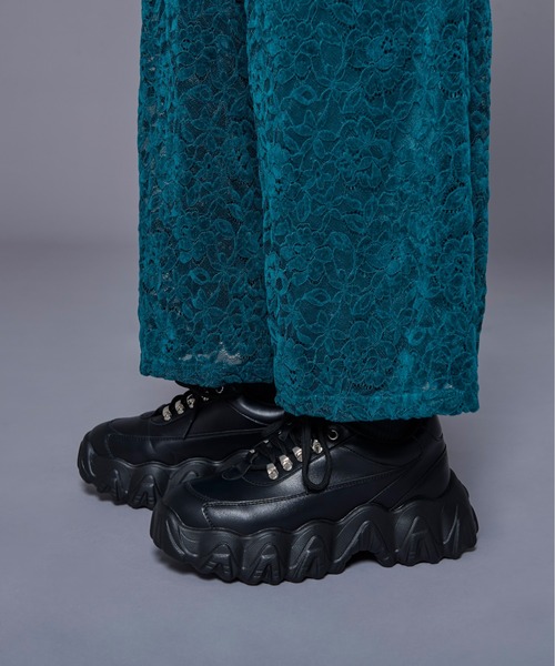 Ellno Loset（エルノロゼット）の「厚底メタルパーツスニーカー（その他シューズ・メンズ・ブラック・X-SMALL/SMALL/X-LARGE/LARGE/MEDIUM）」の3枚目の写真