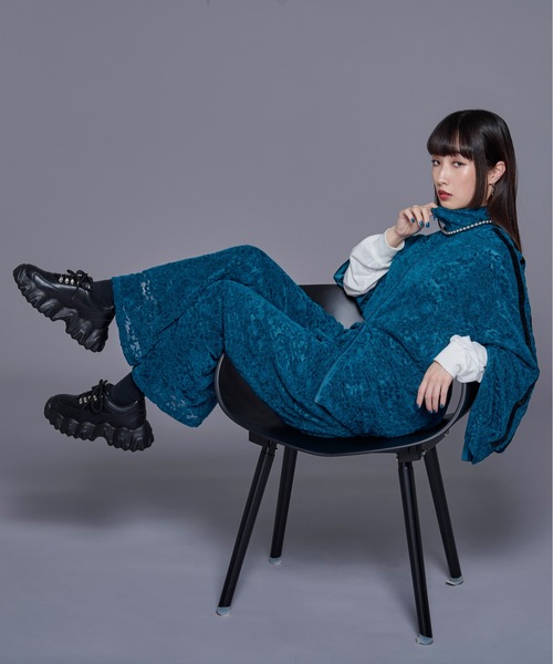 Ellno Loset（エルノロゼット）の「厚底メタルパーツスニーカー（その他シューズ・メンズ・ブラック・X-SMALL/SMALL/X-LARGE/LARGE/MEDIUM）」の4枚目の写真