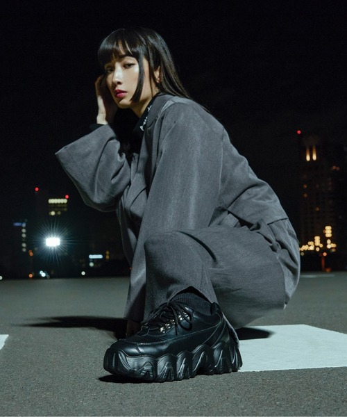 Ellno Loset（エルノロゼット）の「厚底メタルパーツスニーカー（その他シューズ・メンズ・ブラック・X-SMALL/SMALL/X-LARGE/LARGE/MEDIUM）」の6枚目の写真