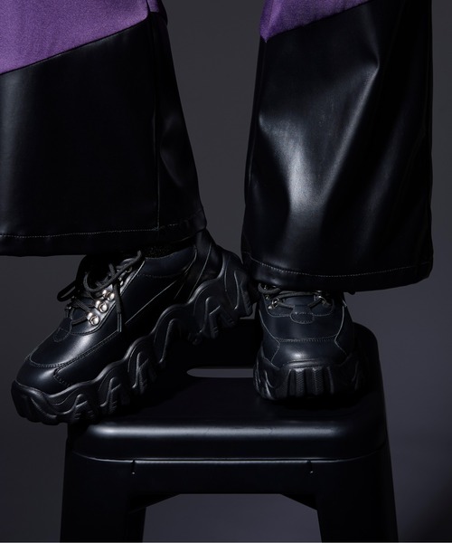 Ellno Loset（エルノロゼット）の「厚底メタルパーツスニーカー（その他シューズ・メンズ・ブラック・X-SMALL/SMALL/X-LARGE/LARGE/MEDIUM）」の9枚目の写真