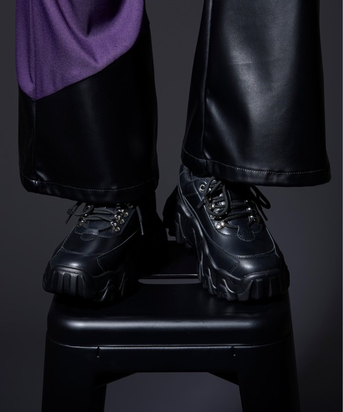 Ellno Loset（エルノロゼット）の「厚底メタルパーツスニーカー（その他シューズ・メンズ・ブラック・X-SMALL/SMALL/X-LARGE/LARGE/MEDIUM）」の10枚目の写真