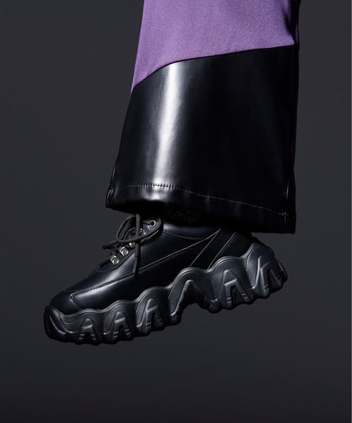 Ellno Loset（エルノロゼット）の「厚底メタルパーツスニーカー（その他シューズ・メンズ・ブラック・X-SMALL/SMALL/X-LARGE/LARGE/MEDIUM）」の14枚目の写真