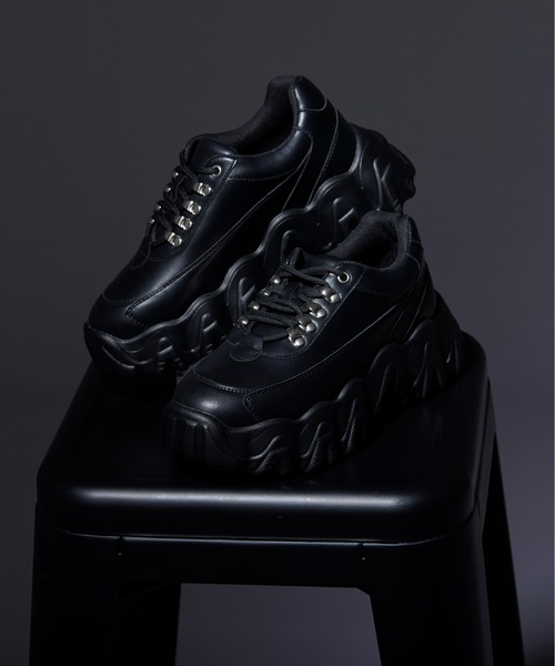 Ellno Loset（エルノロゼット）の「厚底メタルパーツスニーカー（その他シューズ・メンズ・ブラック・X-SMALL/SMALL/X-LARGE/LARGE/MEDIUM）」の17枚目の写真