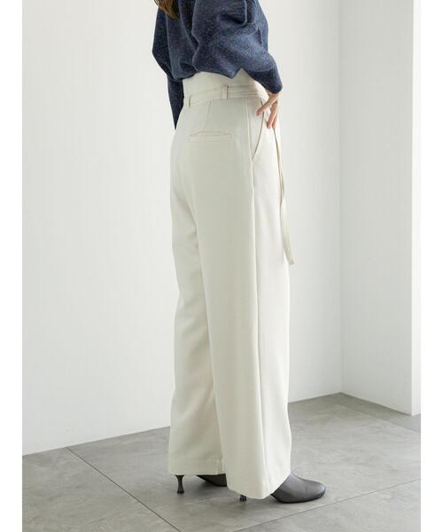 Te chichi（テチチ）の「アシンメトリーラップワイドパンツ（その他パンツ・レディース・オフホワイト/カーキ/ネイビー・S/M）」の22枚目の写真