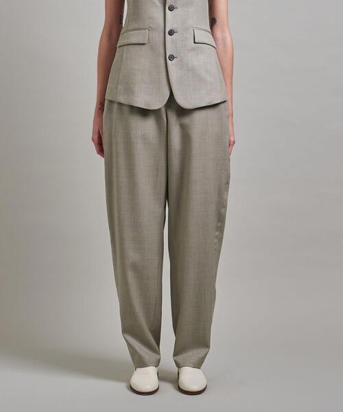 LOEFF（ロエフ）の「＜LOEFF＞ギャバ ボンタンパンツ（その他パンツ・レディース・ダークグレー/ベージュ・1/2/0）」の3枚目の写真