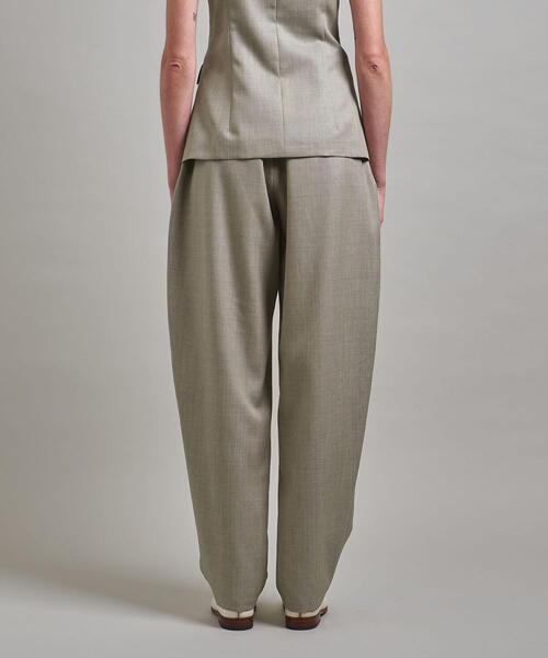 LOEFF ロエフ　ボンタン パンツ　ポリエステル　ベージュ LOEFF（ロエフ）の「＜LOEFF＞ギャバ ボンタンパンツ（その他