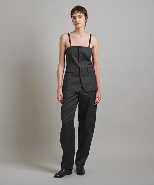 LOEFF（ロエフ）の「＜LOEFF＞ギャバ ボンタンパンツ（その他パンツ・レディース・ダークグレー/ベージュ・1/2/0）」の7枚目の写真