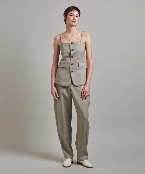 LOEFF（ロエフ）の「＜LOEFF＞ギャバ ボンタンパンツ（その他パンツ・レディース・ダークグレー/ベージュ・1/2/0）」の9枚目の写真