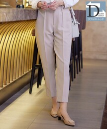 Tiaclasse（ティアクラッセ）の「【ダブルストレッチ・洗える】テーパードパンツ（スラックス）」