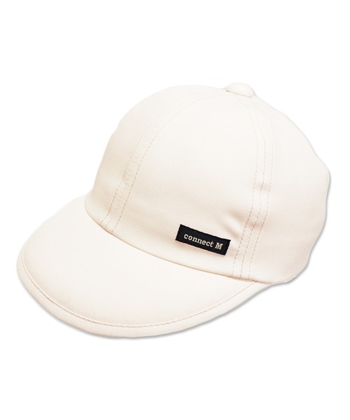 connect M(コネクトエム)の「ひんやりCAP(UVカット)(キャップ・キッズ・ピンクベージュ/ブルー/ミント/アイボリー・M/L)」の2枚目の写真