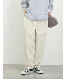 Samansa Mos2 blue | コーデュロイイージーパンツ(その他パンツ)