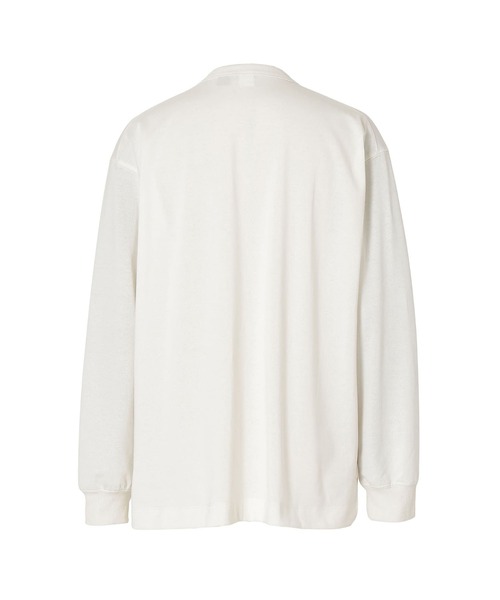 ECO HYBRID BOX LOGO EMBROIDERY L/S TEE / エコハイブリッド