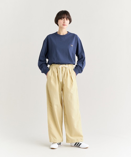 ECO HYBRID BOX LOGO EMBROIDERY L/S TEE / エコハイブリッド ボックス