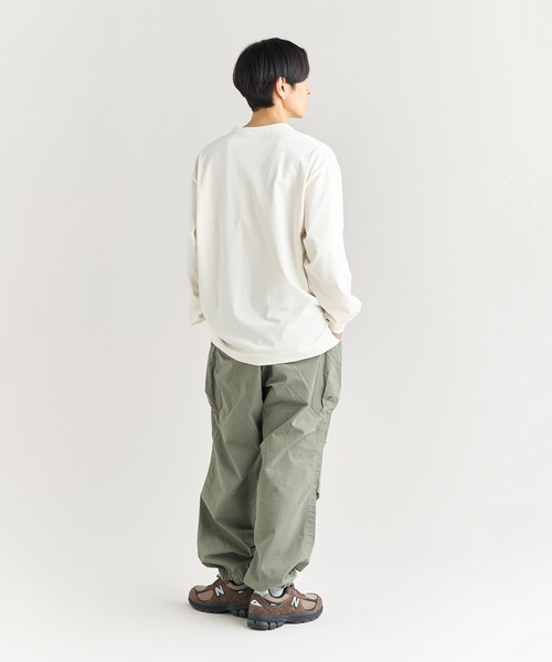 ECO HYBRID BOX LOGO EMBROIDERY L/S TEE / エコハイブリッド ボックス