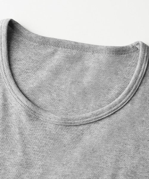GUNZE(グンゼ)の「GUNZE BASIC/グンゼベーシック クルーネックTシャツ 3枚組(インナーウェア/肌着・メンズ・ブラック/ホワイト/杢グレー・LARGE/MEDIUM/X-LARGE)」の5枚目の写真