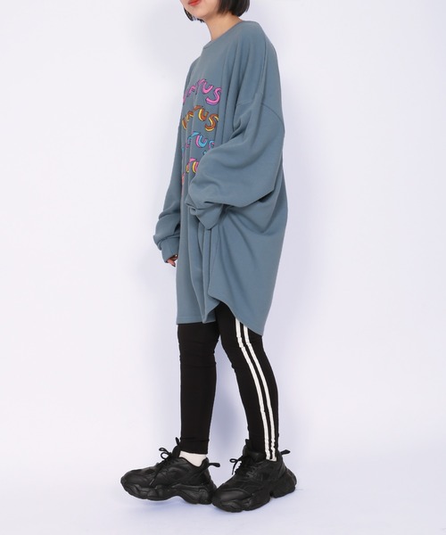 PUNYUS(プニュズ)の「裏起毛ラインレギンスパンツ(レギンス/スパッツ・レディース・ホワイト/パープル・1/2/4/3)」の17枚目の写真