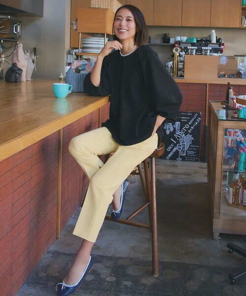 VERY×UNFILO BEAUTYMOVE 2WAYブラウス セットアップ　M セール】【VERY×UNFILOコラボ】BEAUTY MOVE 2WAYブラウス