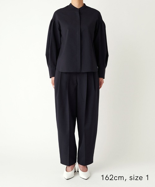 DEUXIEME CLASSE - NORC ノークバイザライン ノーカラーシャツ N.O.R.C（ノーク）の「ウォッシャブルバンドカラーシャツ