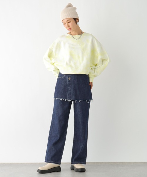 LEPSIM(レプシィム)の「スカートセットデニムパンツ 987518(デニムパンツ・レディース・ブルー/ライトブルー・FREE)」の10枚目の写真