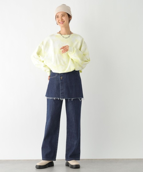 LEPSIM(レプシィム)の「スカートセットデニムパンツ 987518(デニムパンツ・レディース・ブルー/ライトブルー・FREE)」の11枚目の写真