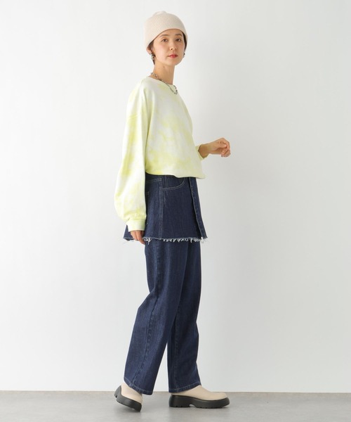 LEPSIM(レプシィム)の「スカートセットデニムパンツ 987518(デニムパンツ・レディース・ブルー/ライトブルー・FREE)」の12枚目の写真