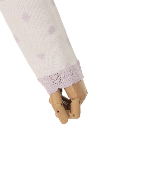 axes femme kawaii(アクシーズファムカワイイ)の「ハートドットニットプル(ニット/セーター・レディース・キナリ/ピンク/レッド・MEDIUM)」の11枚目の写真
