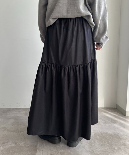 apres jour mignon(アプレジュールミニョン)の「アソートボリュームスカート【ZOZOTOWN限定アイテム】(スカート・レディース・ネイビー/シルバー/ブラック・SMALL/X-LARGE/MEDIUM)」の8枚目の写真