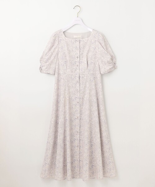 ANY SIS(エニィスィス)の「【洗える】ファジープリント ワンピース(ワンピース・レディース・ライトグリーン系4/ベージュ系4・1/2/3)」の7枚目の写真