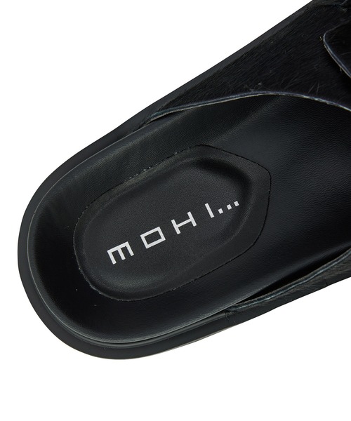 MOHI(モヒ)の「【MOHI(モヒ)】PONY/バックルサンダル(サンダル・レディース・ブラック・38/36/37)」の4枚目の写真