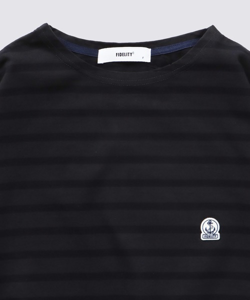 FIDELITY（フィデリティ）の「[WOMEN] BASQUE BORDER SHIRT / バスクボーダーシャツ（Tシャツ/カットソー・レディース・オフホワイト/イエロー/チャコール/キナリ/ダークネイビー/ブルー・FREE）」の18枚目の写真