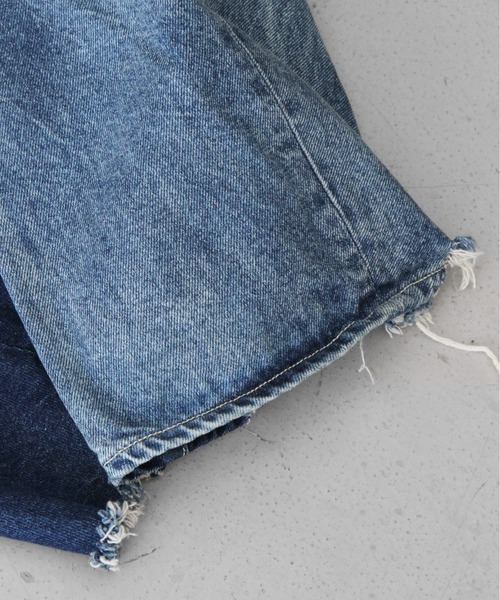 soe（ソーイ）の「soe Damage 3D Jeans（デニムパンツ・メンズ・インディゴブルー・1/0）」の2枚目の写真