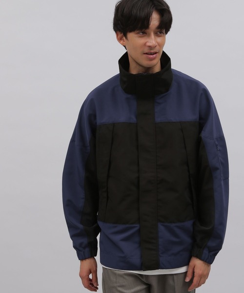 LAKOLE(ラコレ)の「2TONEシェルジャケット / 106411(ブルゾン・メンズ・ベージュ/ネイビー/グリーン・X-LARGE/MEDIUM/LARGE)」の3枚目の写真