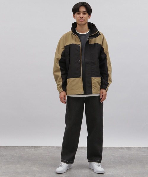 LAKOLE(ラコレ)の「2TONEシェルジャケット / 106411(ブルゾン・メンズ・ベージュ/ネイビー/グリーン・X-LARGE/MEDIUM/LARGE)」の4枚目の写真